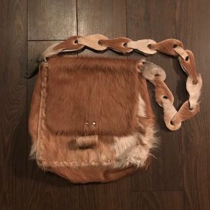 Deer Hide Shoulder Bag